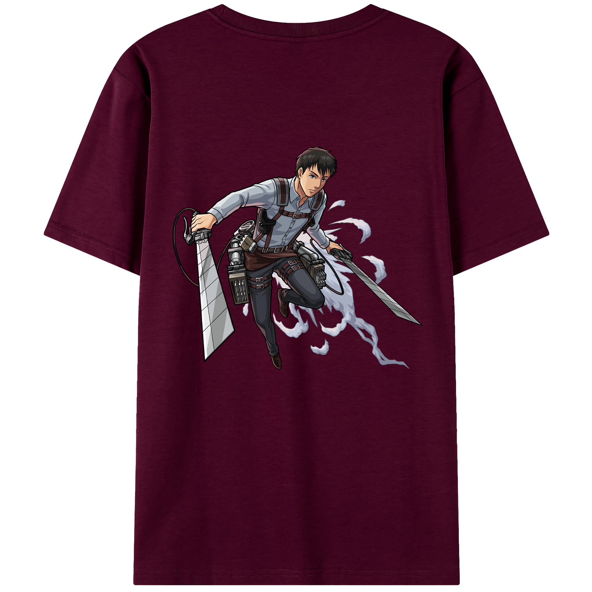（画像用） 進撃の巨人 ベルトルト・フーバー Attack on Titan Bertholdt Hoover レディース半袖Tシャツ(バックプリント)